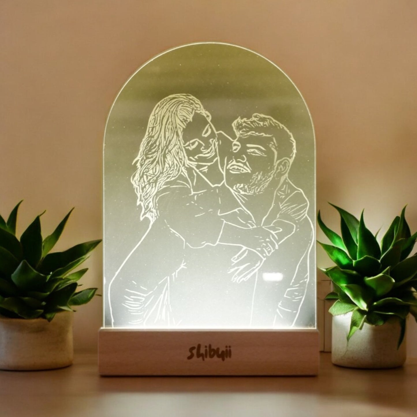 Custom Glimmer Lamp – Personalized LED Acrylic Light